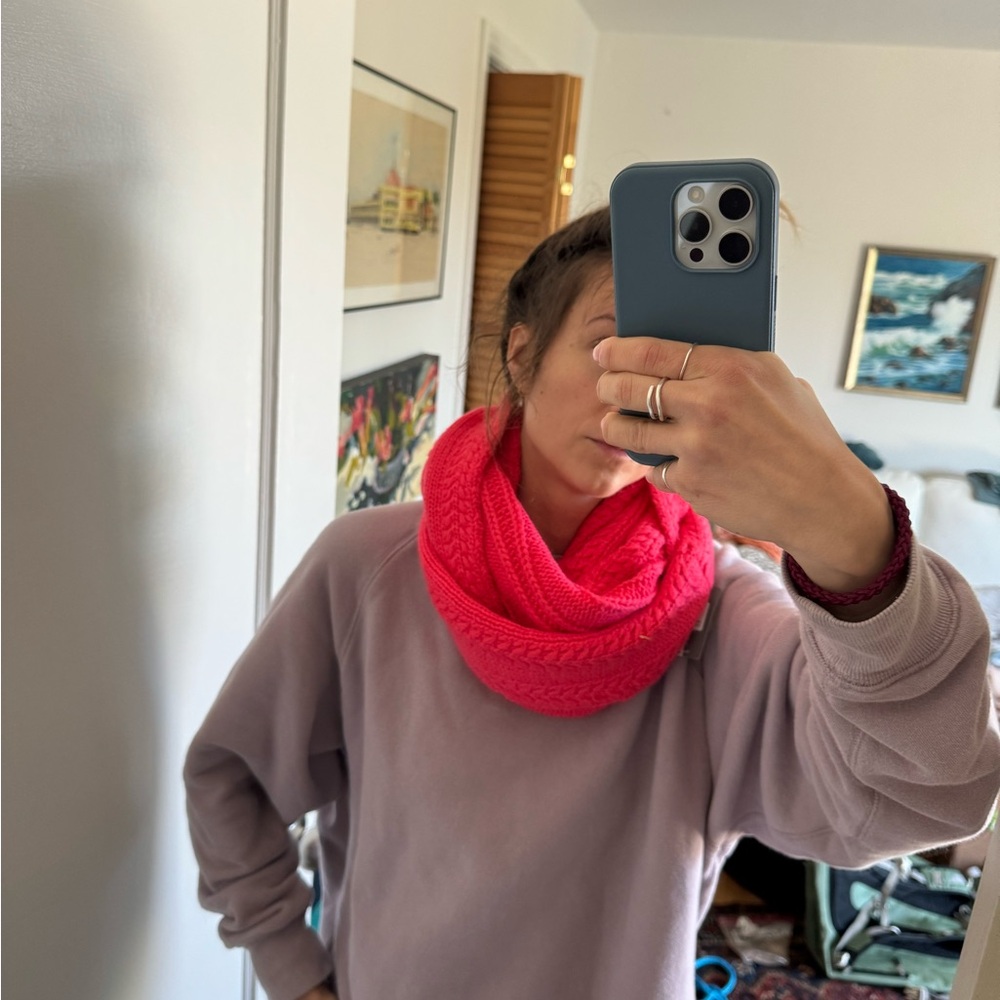 NWT Pistil Hot Pink Infinity Scarf
